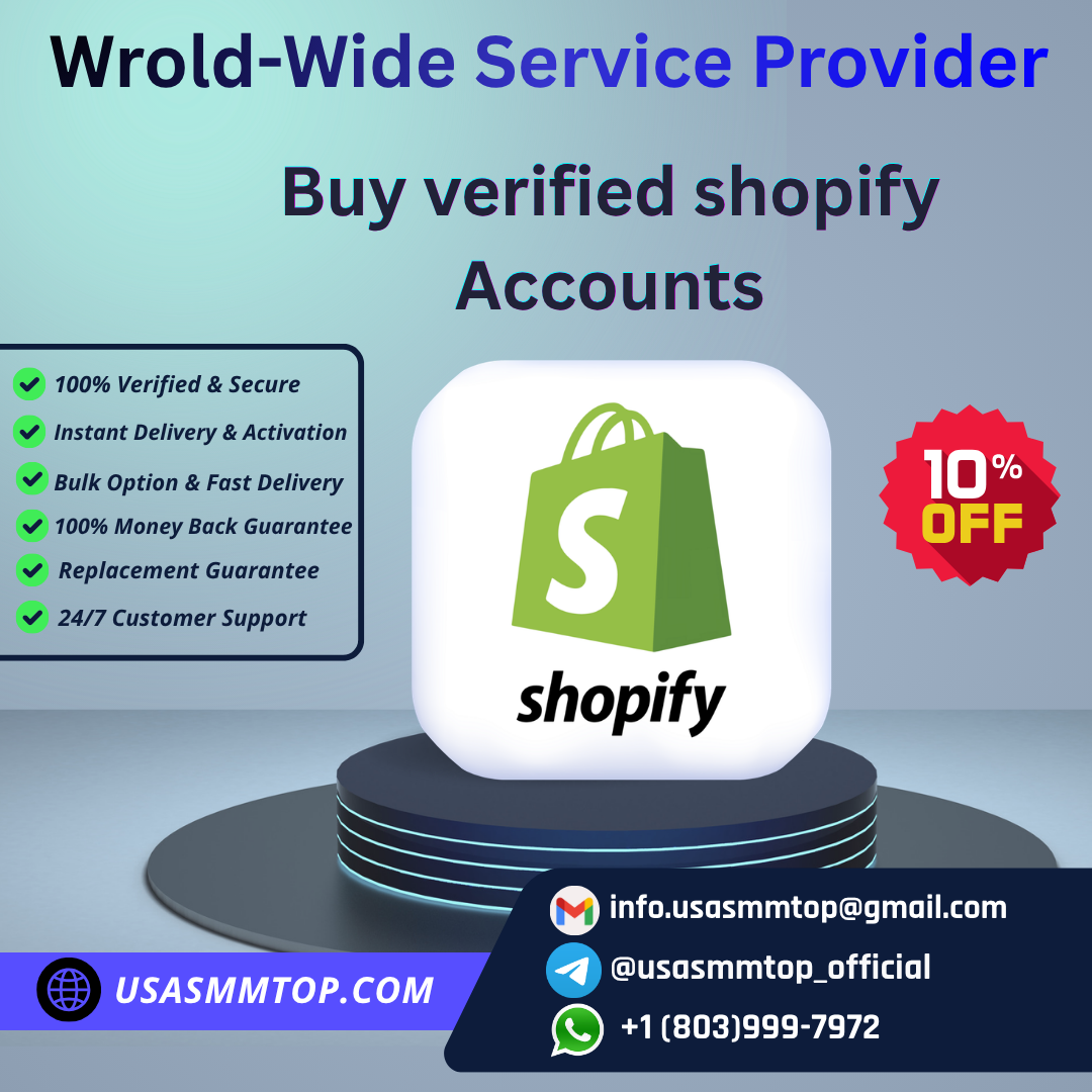 Buy Verified Shopify Accounts